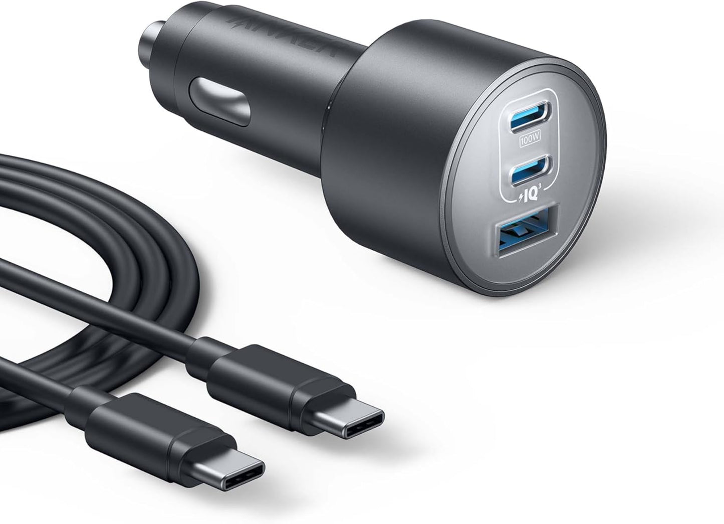 Anker Car Charger, 167.5W Max 3-Port Car Charger Adapter