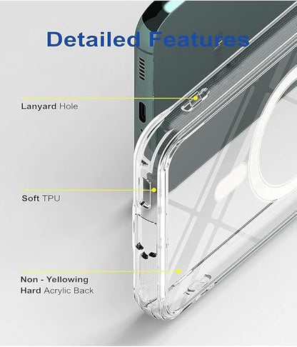 magnatic clear case for samsung s25 plus