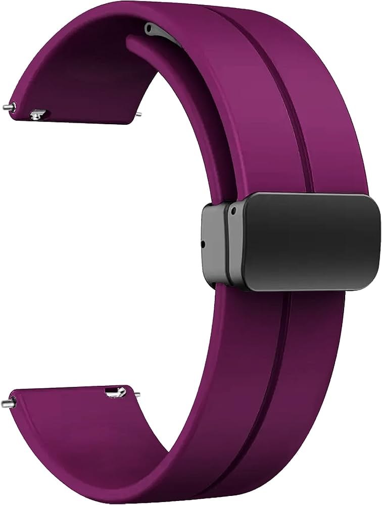 22mm Magnetic Silicone Watch Strap