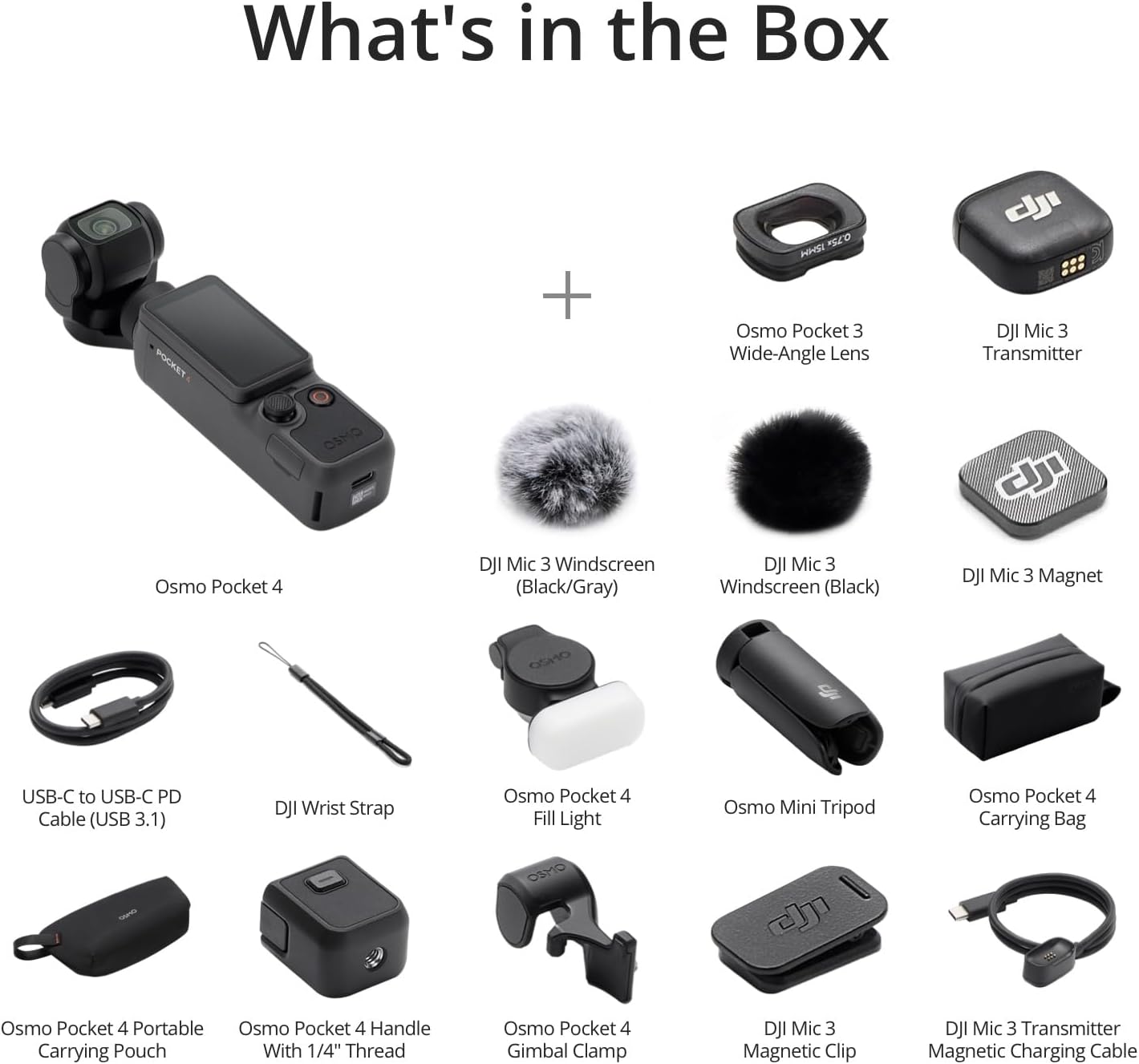 DJI Osmo Pocket 4 Creator Combo