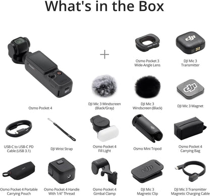 DJI Osmo Pocket 4 Creator Combo