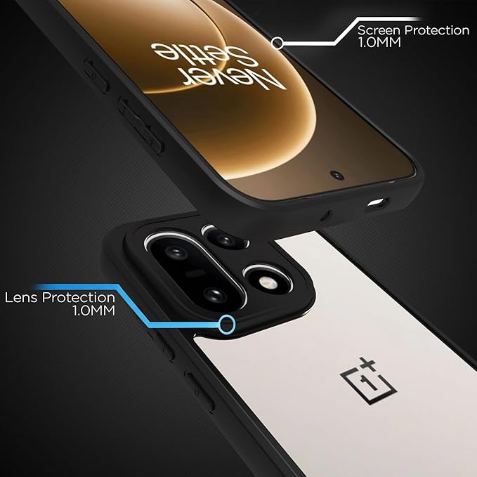 clear case with fram for oneplus 15R
