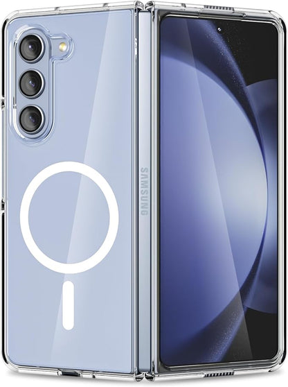 Clear Magnetic Case For Samsung Galaxy Z Fold 5