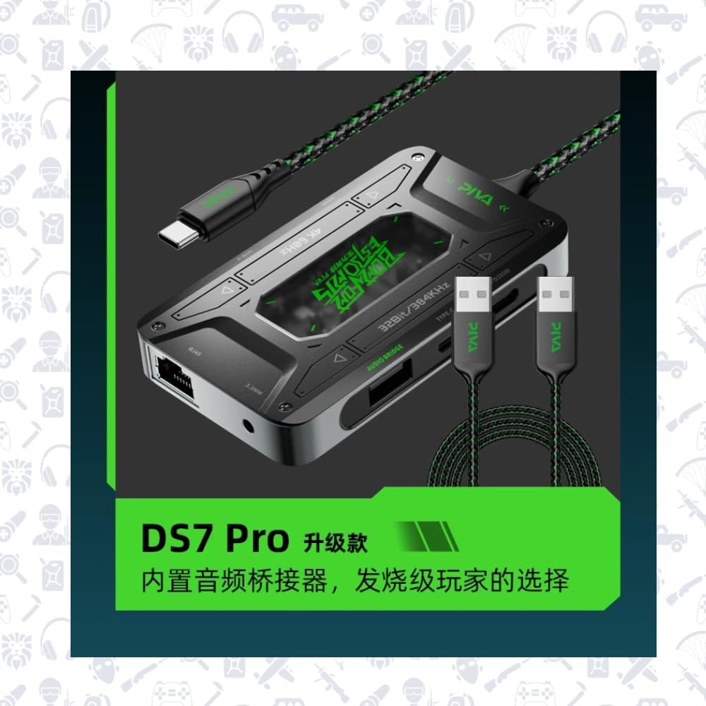 PIVA DS7 PRO Type-C Hub, 7 Ports