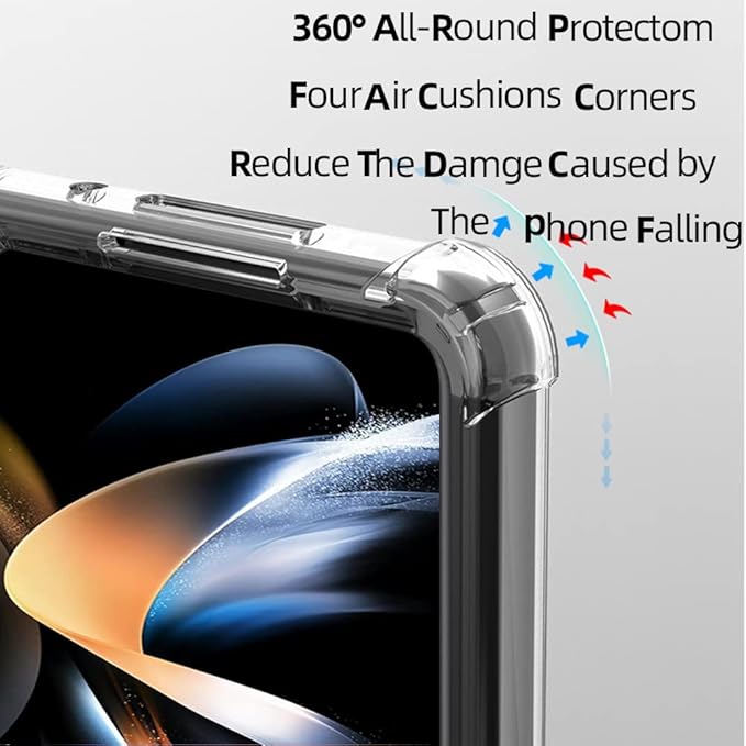 Clear Magnetic Case For Samsung Galaxy Z Fold 4