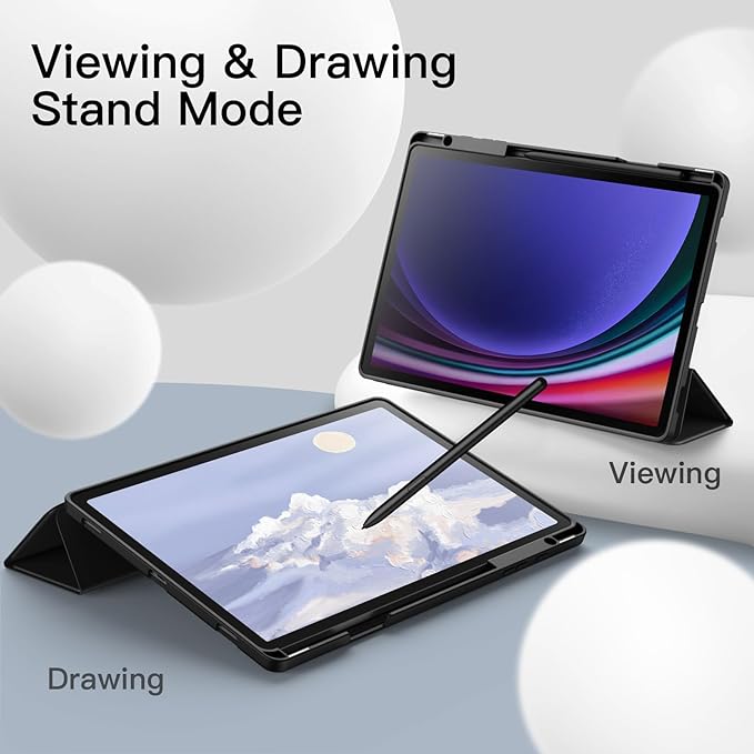Exelle Flip Case For Samsung Galaxy Tab S9 Plus