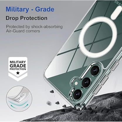 magnatic clear case for samsung s25 plus