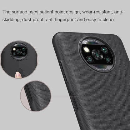 Nillkin Super Frosted Shield Matte cover case for Xiaomi Pocophone X3 NFC (Poco X3 NFC), Poco X3 Pro