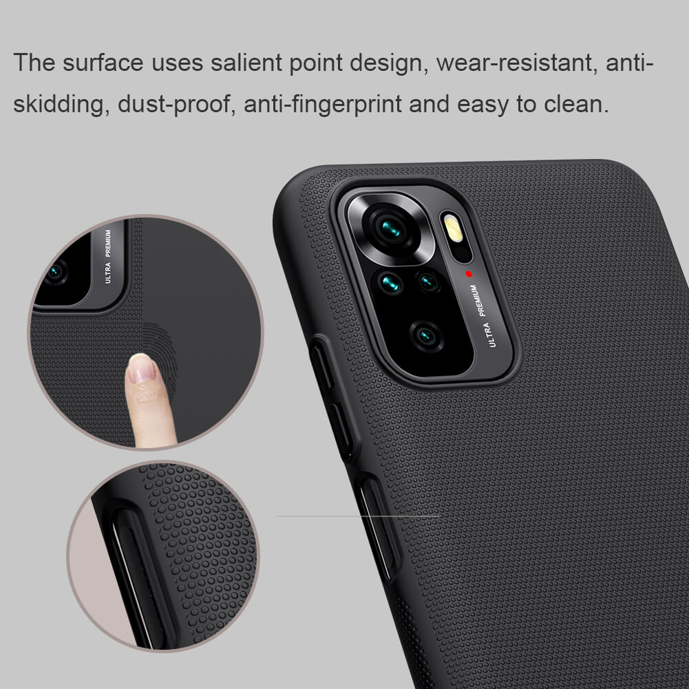 Nillkin Super Frosted Shield Matte cover case for Xiaomi Redmi Note 10 4G, Redmi Note 10S