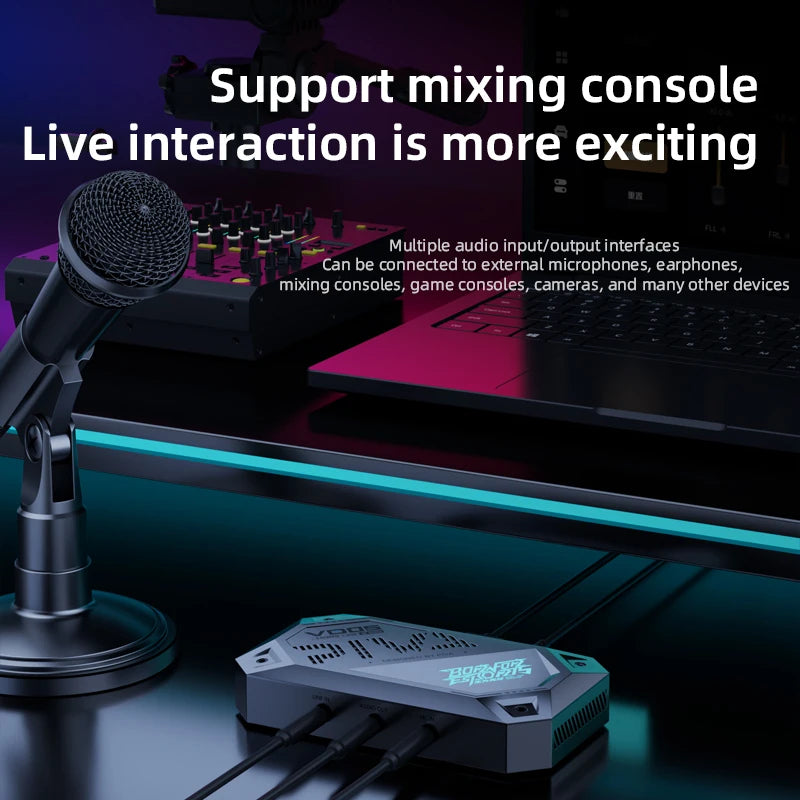 PIVA VD05 Capture Card (Live Streaming 4K 60Hz)