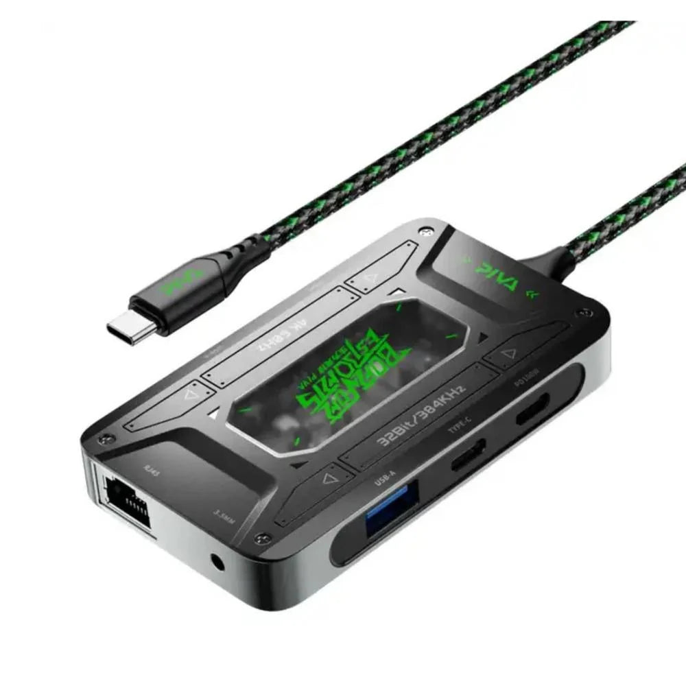 PIVA DS7 7‑in‑1 Type‑C Docking Station