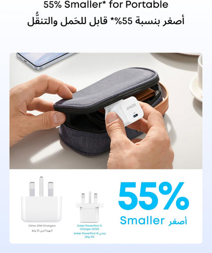 ANKER 20W USB-C High Speed Charger With USB-C Cable