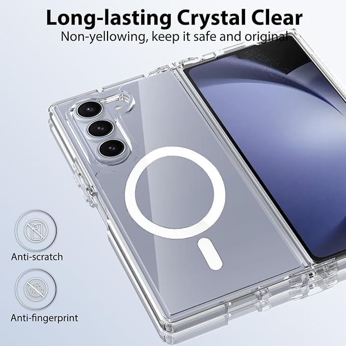 Clear Magnetic Case For Samsung Galaxy Z Fold 6