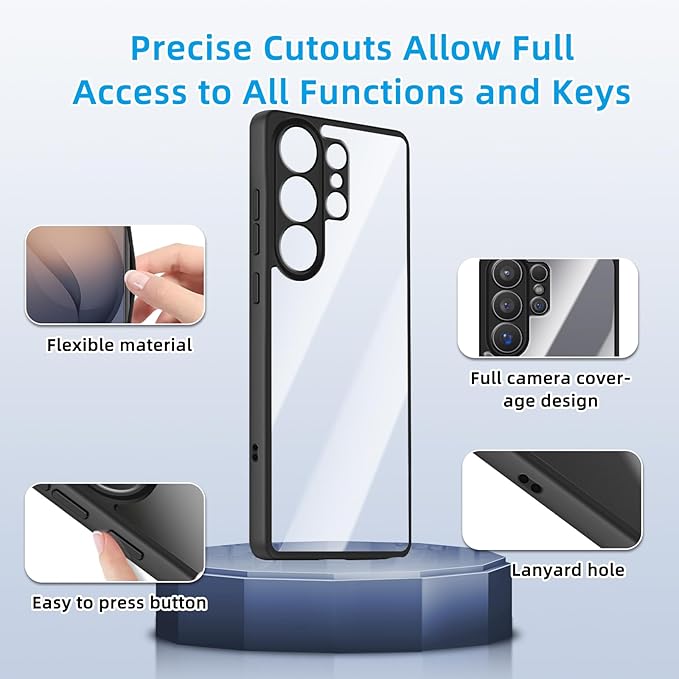 clear case with fram for samsung s26