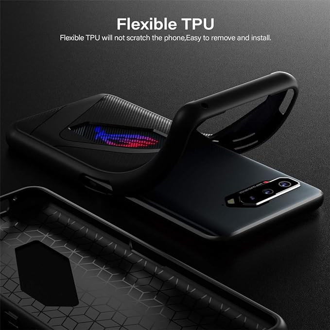 Exelle Silicone Case For Asus Phone ROG 5