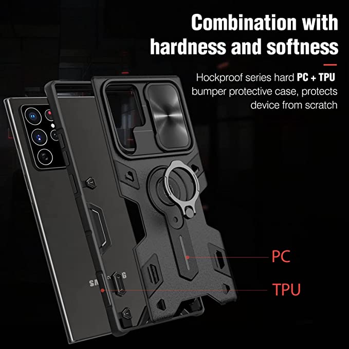 Nillkin CamShield Armor case for Samsung Galaxy S22 Ultra