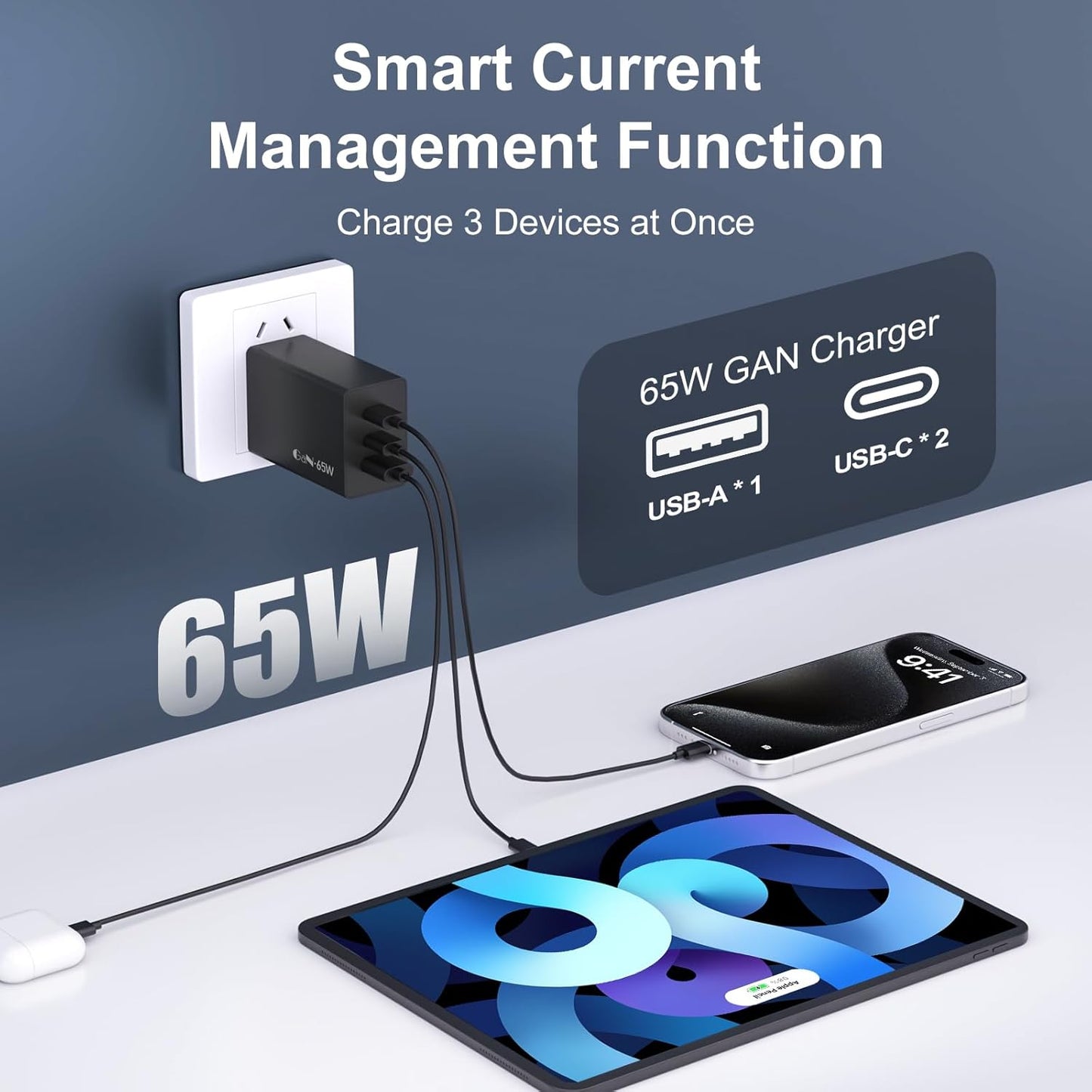 Samsung 65W Power Adapter Gan