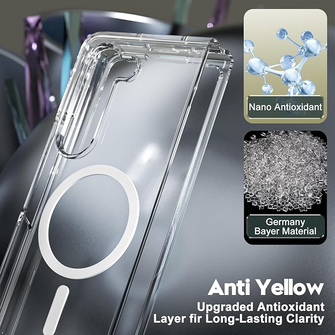 Clear Magnetic Case For Samsung Galaxy Z Fold 5