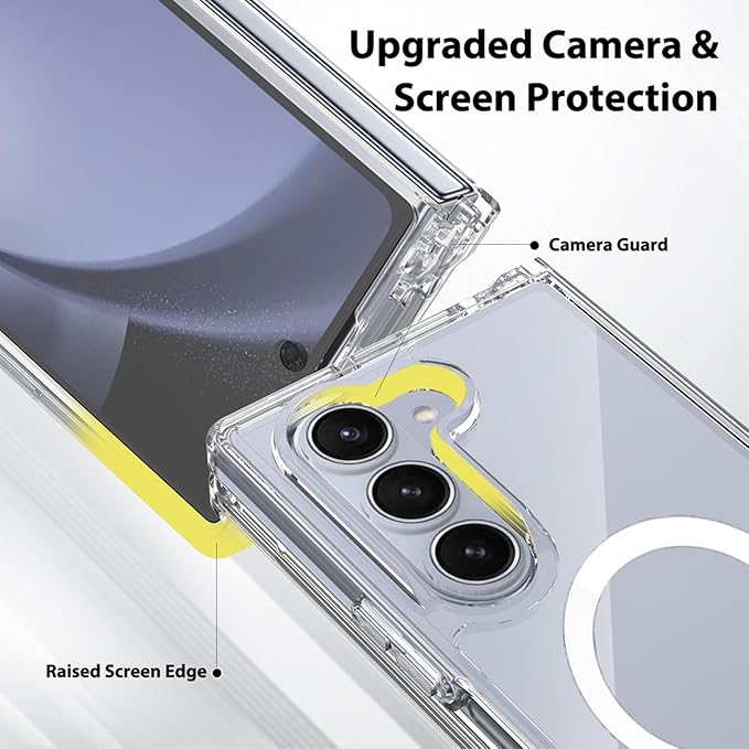 Clear Magnetic Case For Samsung Galaxy Z Fold 6