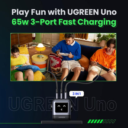 UGREEN Nexode 65W RG 3-Port Gan Fast Charger