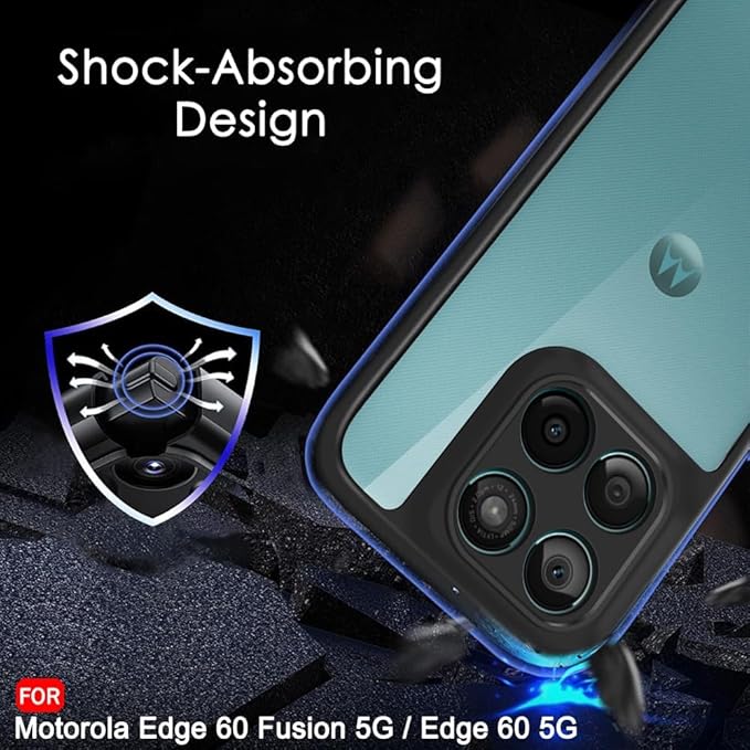 clear case with fram for moto eddge 60 fusion