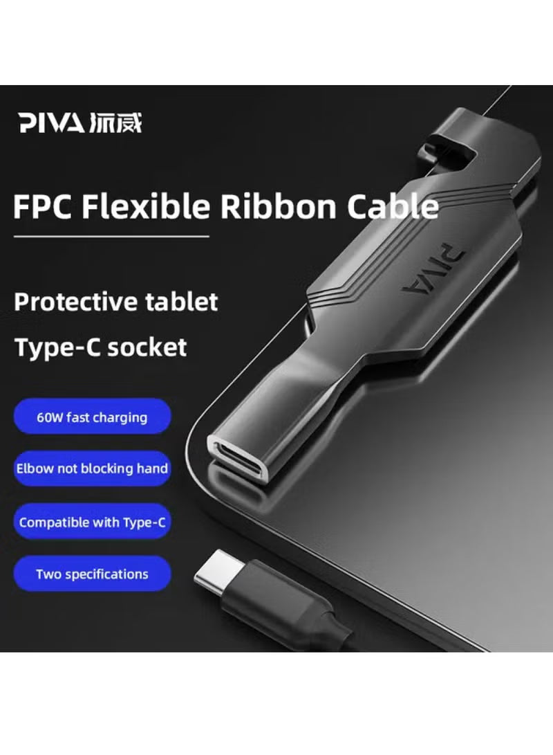 PIVA PW‑02 Type‑C Angle Adapter (60W / 10Gbps)