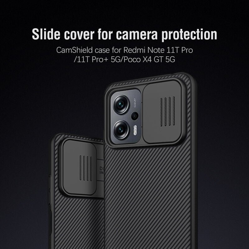 Nillkin CamShield cover case for Xiaomi Poco X4 GT 5G, Xiaomi Redmi Note 11T Pro, Redmi Note 11T Pro Plus