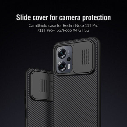 Nillkin CamShield cover case for Xiaomi Poco X4 GT 5G, Xiaomi Redmi Note 11T Pro, Redmi Note 11T Pro Plus