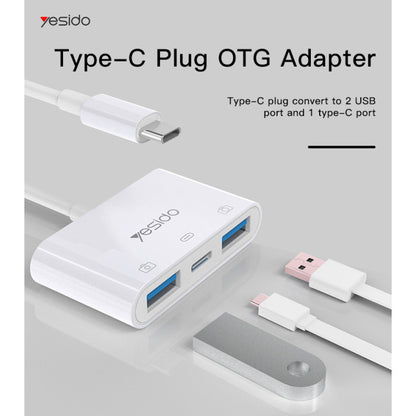 Yesido OTG Adapter TYPE-C To USB3.0 & PD Quick Charger