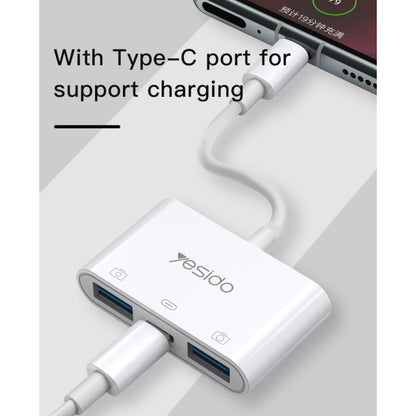Yesido OTG Adapter TYPE-C To USB3.0 & PD Quick Charger