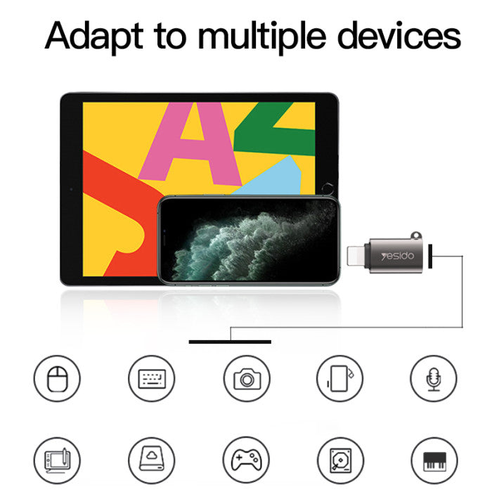 Yesido Usb-L OTG Usb2.0 Super Fast Data Transmission