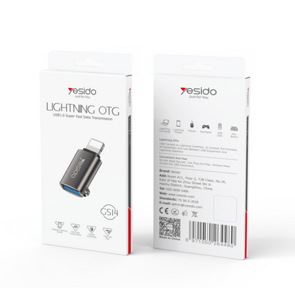 Yesido Usb-L OTG Usb2.0 Super Fast Data Transmission