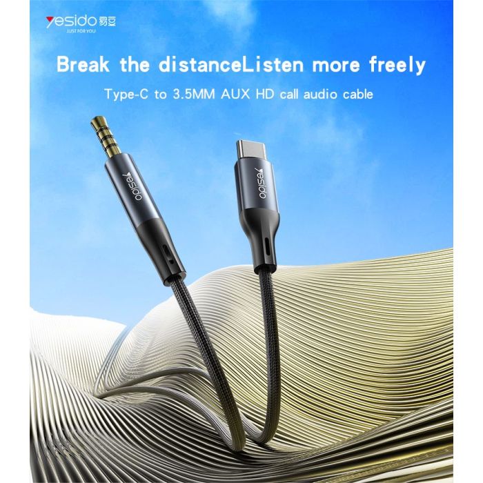 Yesido Audio Adapter Type-C To 3.5MM HD Call Adapter