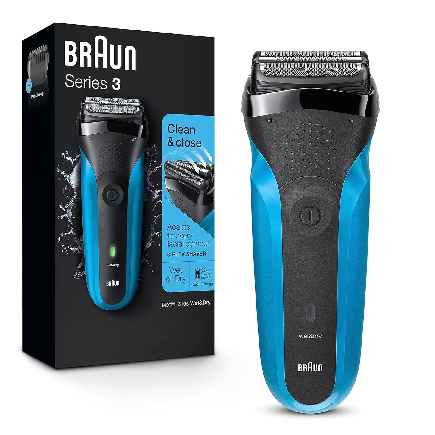Braun Shaver Series 3 3010s Wet & Dry Electric Shaver for Men