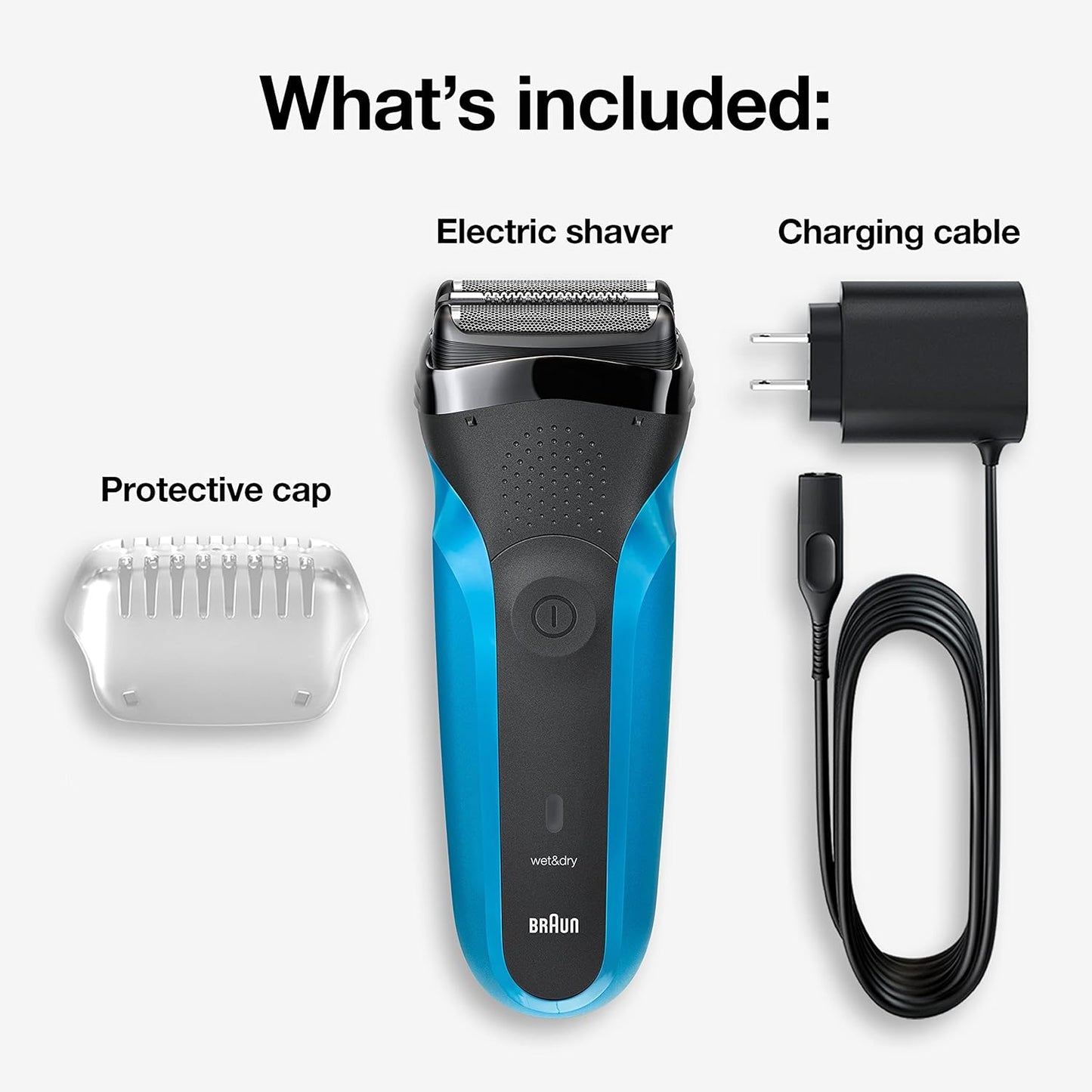 Braun Shaver Series 3 3010s Wet & Dry Electric Shaver for Men