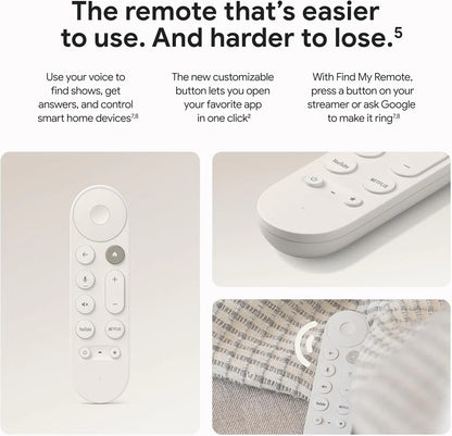 Google TV Streamer 4K with Voice Remote - 32GB