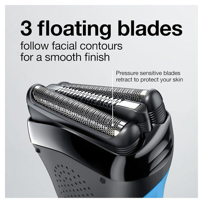 Braun Shaver Series 3 3010s Wet & Dry Electric Shaver for Men
