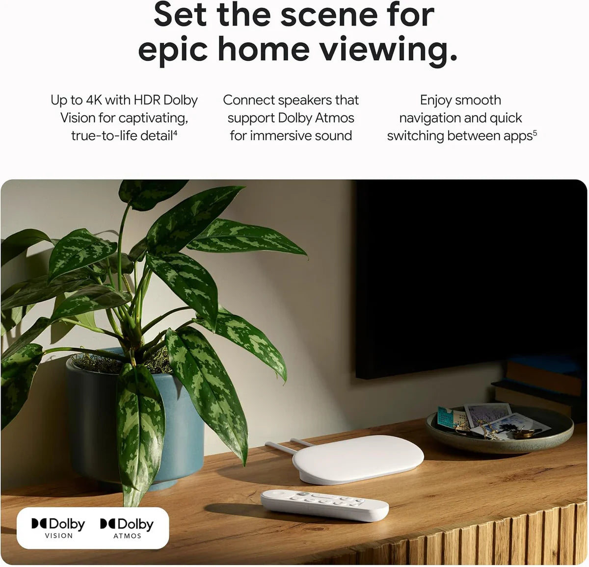 Google TV Streamer 4K with Voice Remote - 32GB