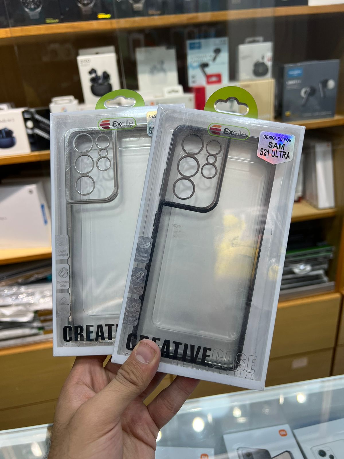 Exelle Clear With Chrome Frame Case For OnePlus 9 Pro