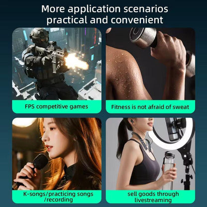 PIVA S6W Wireless Neck Gaming Earphones