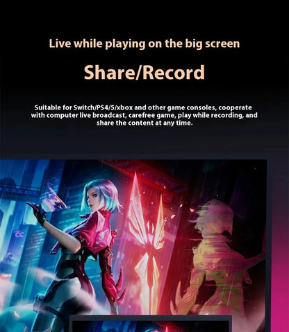 PIVA VD05 Capture Card (Live Streaming 4K 60Hz)