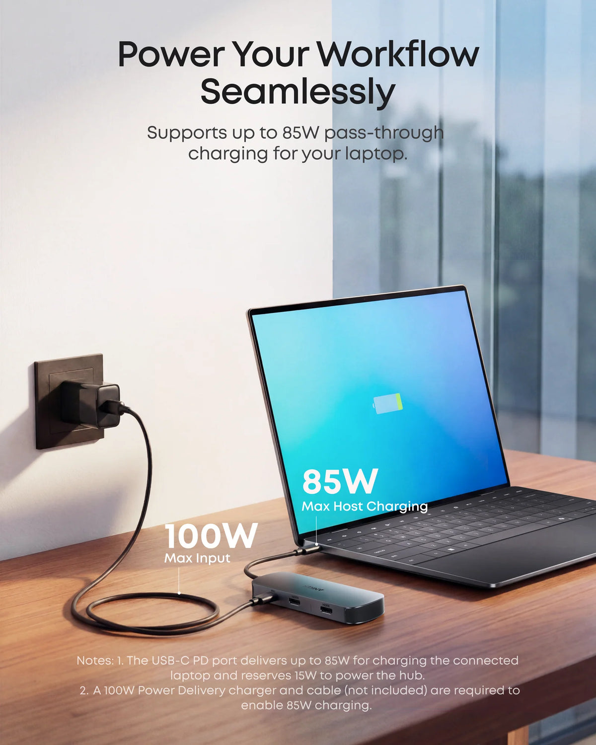 Anker Nano USB-C Hub (7-in-1, Dual Display)