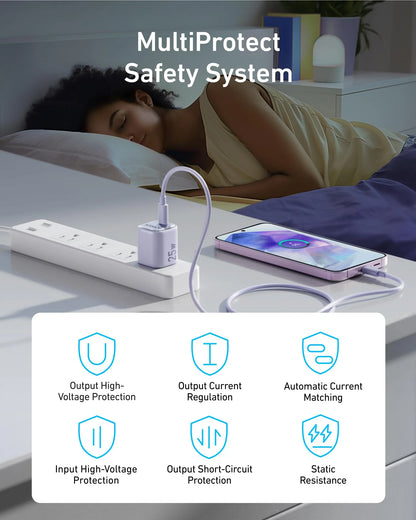 Anker 25W Compact Fast Charger with USB-C Cable