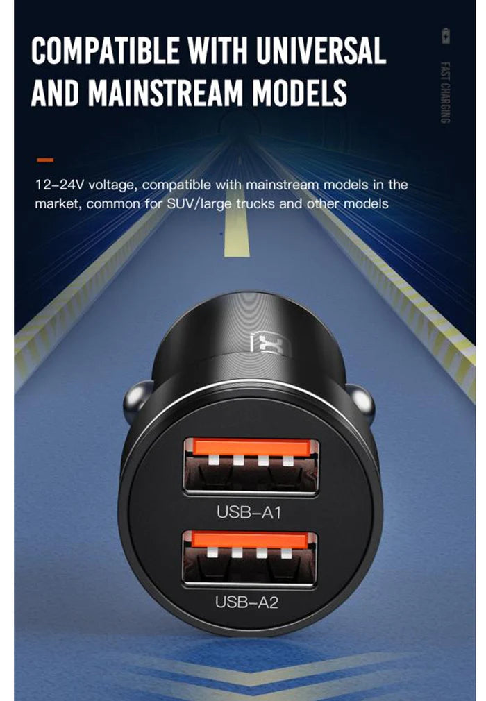 XO-CC48 Metal Car Charger With Cable