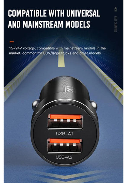 XO-CC48 Metal Car Charger With Cable