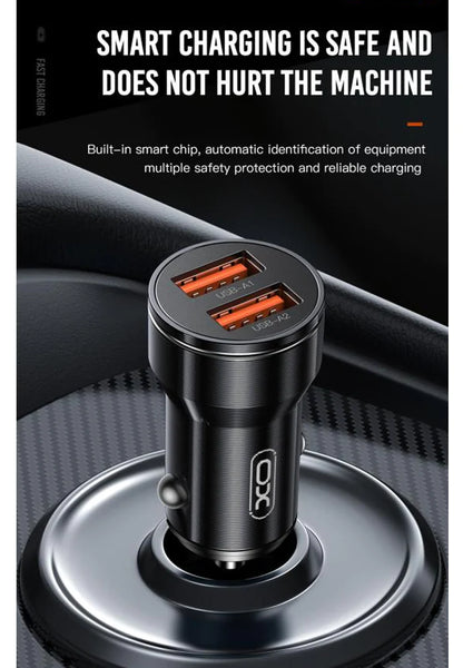 XO-CC48 Metal Car Charger With Cable