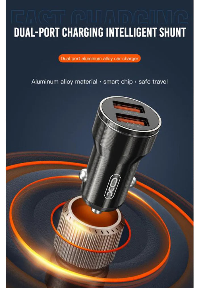 XO-CC48 Metal Car Charger With Cable