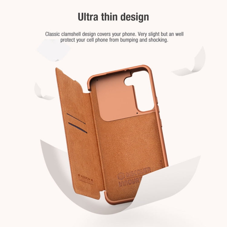 Nillkin Qin Pro Plain Leather + Cloth case for Samsung Galaxy S22 Plus