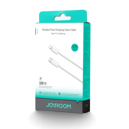 JOYROOM S-A45 Braided Fast Charging Data Cable Type-C To Lightning 30W PD