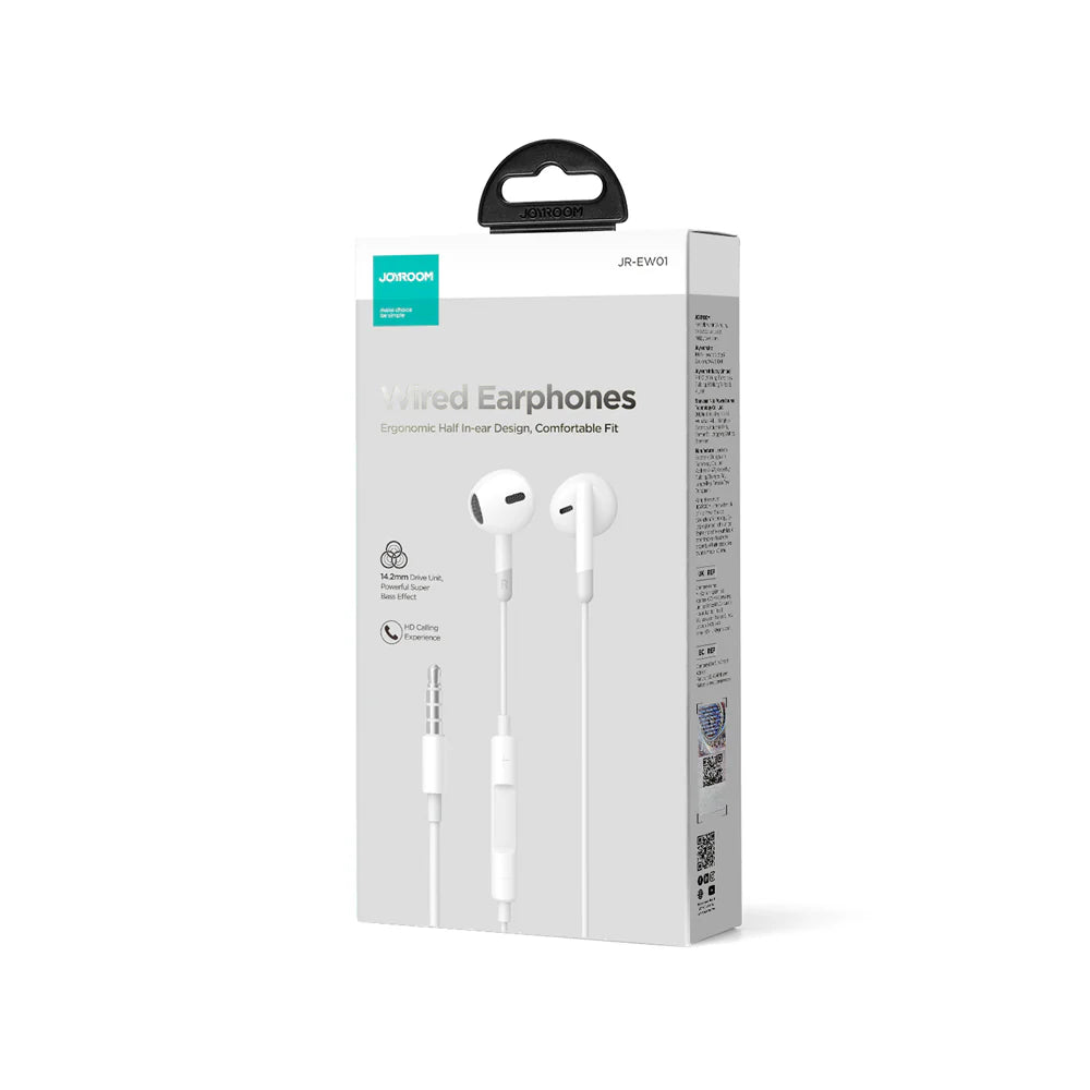 JOYROOM JR-EW01 Wired Half In Ear Earphones